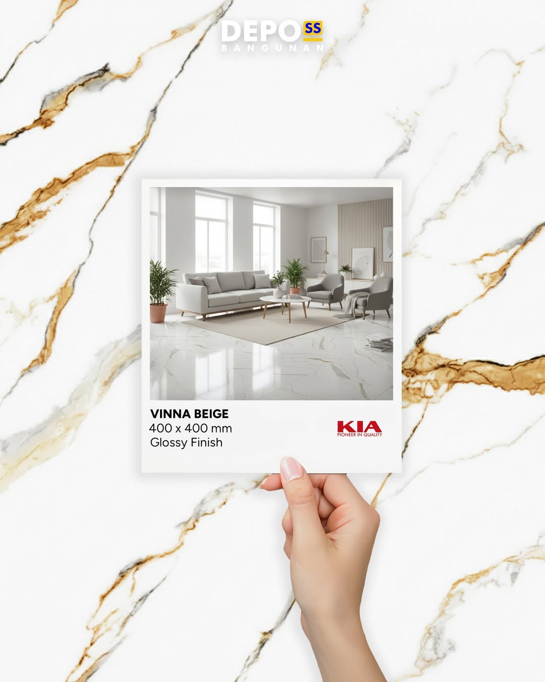 Koleksi Keramik KIA 40x40 cm, Buat Rumah Terlihat Luas dan Mewah