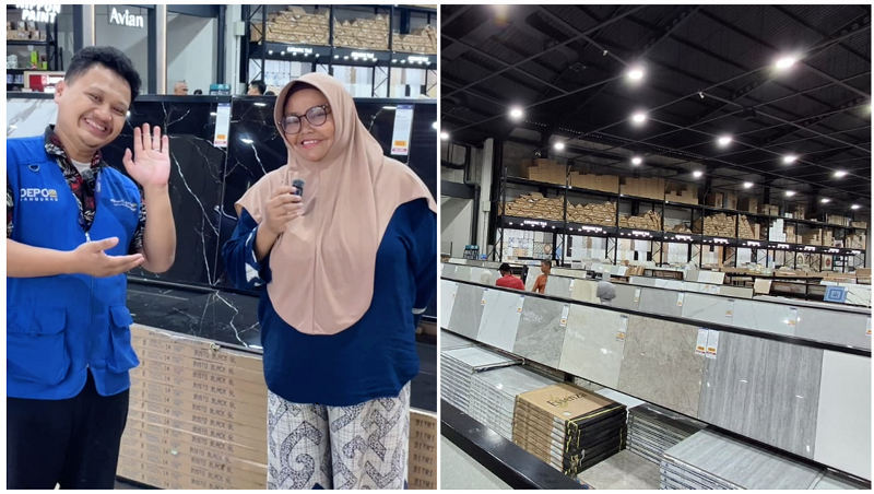 Pelanggan Akui Kualitas dan Harga Produk Granit dan Keramik di Depo SS Bangunan
