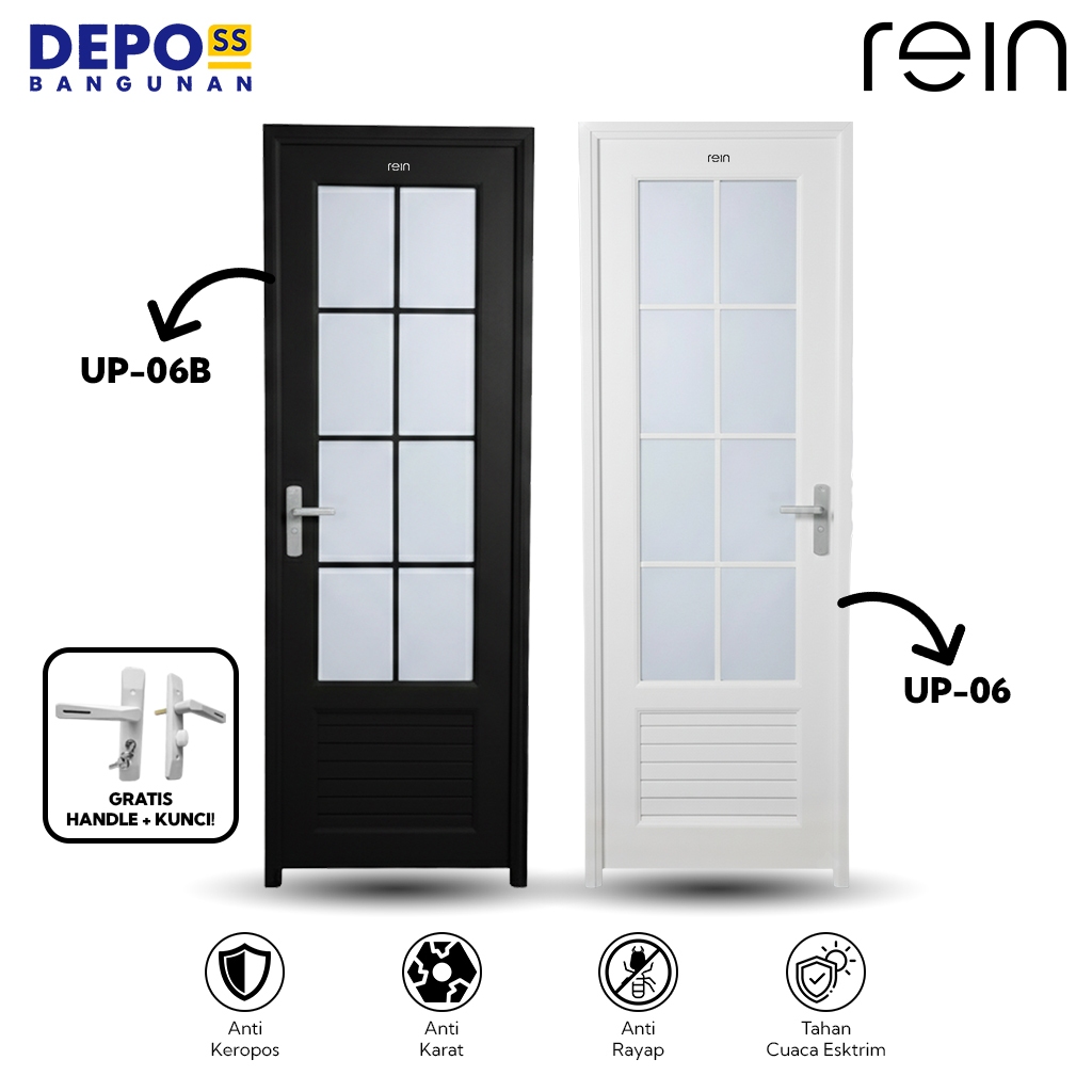 Rekomendasi Pintu Kamar Mandi UPVC dari Rein, Harga Mulai Rp 900 Ribuan