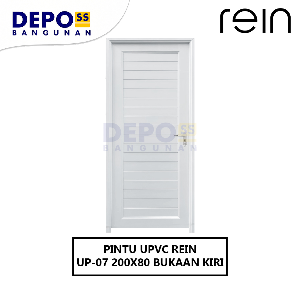 Pintu Kamar Mandi UP-07 UPVC Bukaan Kiri