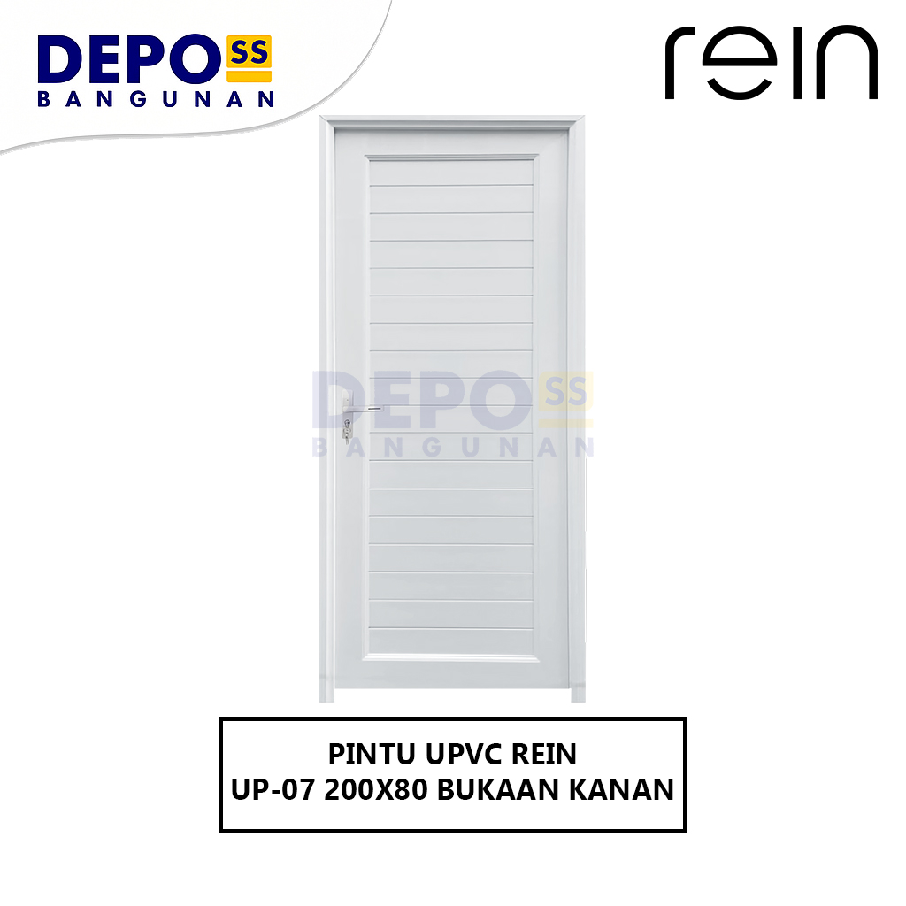 Pintu Kamar Mandi UP-07 UPVC Bukaan Kanan